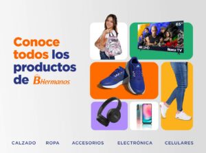 Mujer, zapatos, audífonos, celulares y televisores.